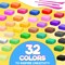 32-Color Air Dry Clay Kit – Safe, Non-Toxic, DIY Magic Clay with 3 Sculpting Tools, Gift for Kids.